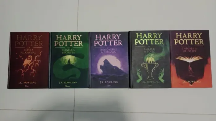 Harry Potter ? coleção capa dura Rocco Premium ? 5 livros