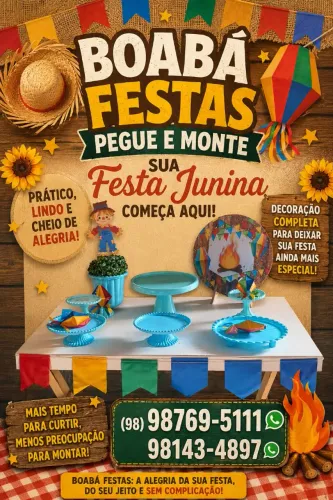 Pegue e monte apartir de 50,00