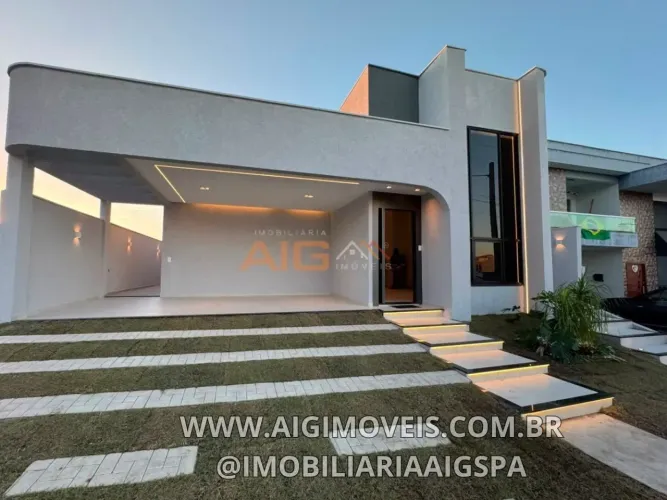 Casa com 3 Suítes, Área Gourmet e Hidromassagem no Condomínio Viverde