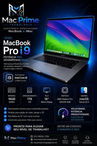 MacBook Pro i9 Top!!!
