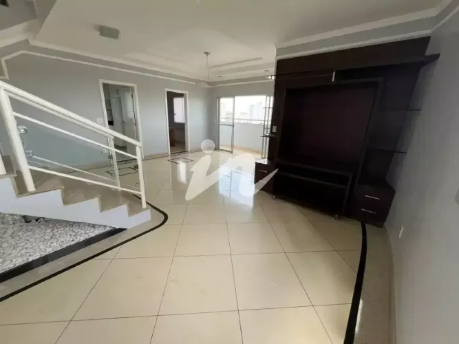 Cobertura duplex para alugar em Santa Mônica, Uberlândia | 3 suítes | 2 vagas