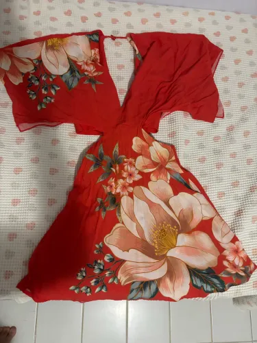 vestido FARM seminovo