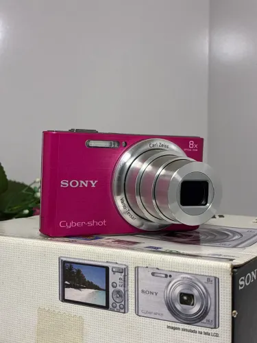Sony Cybershot DSC-w730 - rosa, nova na caixa