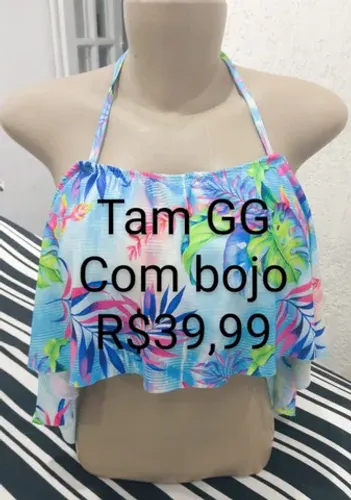 Parte de cima de biquíni Tam GG
