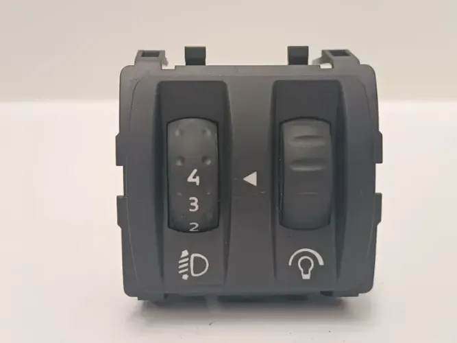Botão Regulagem Farol | Controle Luz Painel Renault Fluence | 5 Fios (Original/Usado)