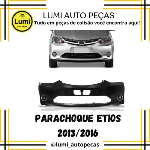 Parachoque Etios 2013/2016 - NOVO 
