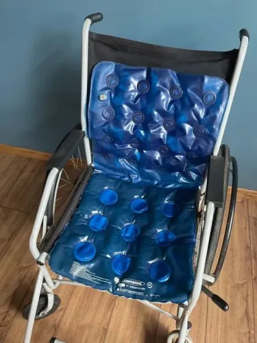 almofada em gel com encosto - produto hospitalar