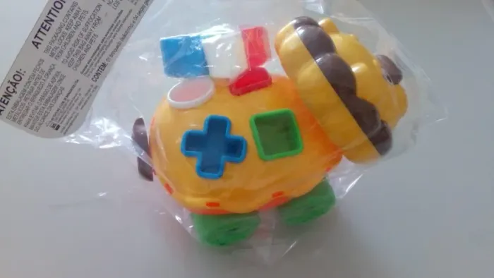 Carrinho didático formas geométricas Leão