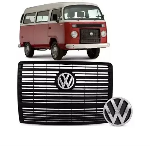 Grade Radiador Perua Kombi 2006 2007 2008 2009 A 2014 Preta