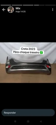 Para-choque traseiro Creta 2023
