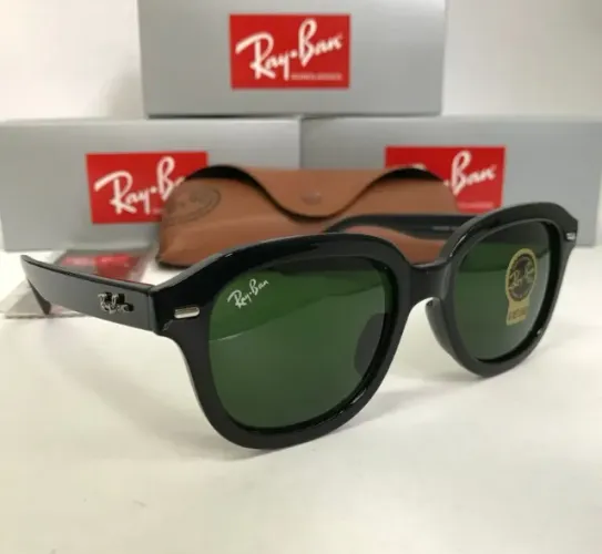 Óculos Ray Ban RB4398 Clássico Rock lentes de cristal