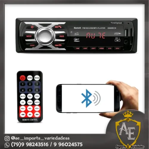 radio automotivo mp3 bluetooth