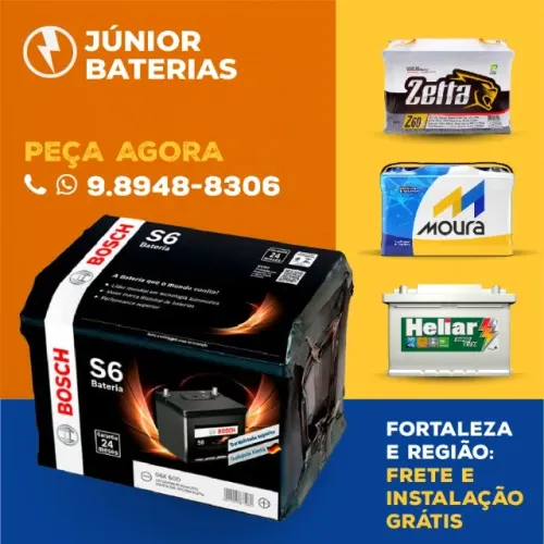Bateria 60 amperes bosch Fortaleza bateria ecosport prims