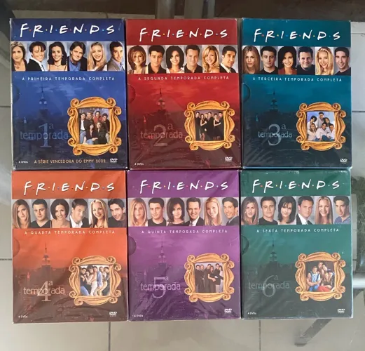 DVD FRIENDS 1º à 10° temporada em digipack + brinde
