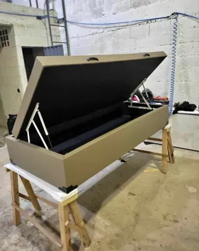 Cama Solteiro c/ bau entrega grátis