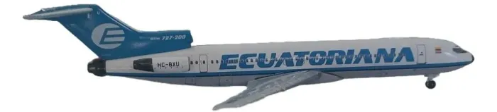 Miniatura Boeing 727-200 Ecuatoriana  Escala 1/400