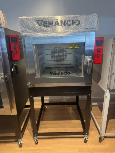 Forno Turbo 05 esteiras eletrico 380V trifásico novo com garantia Venancio
