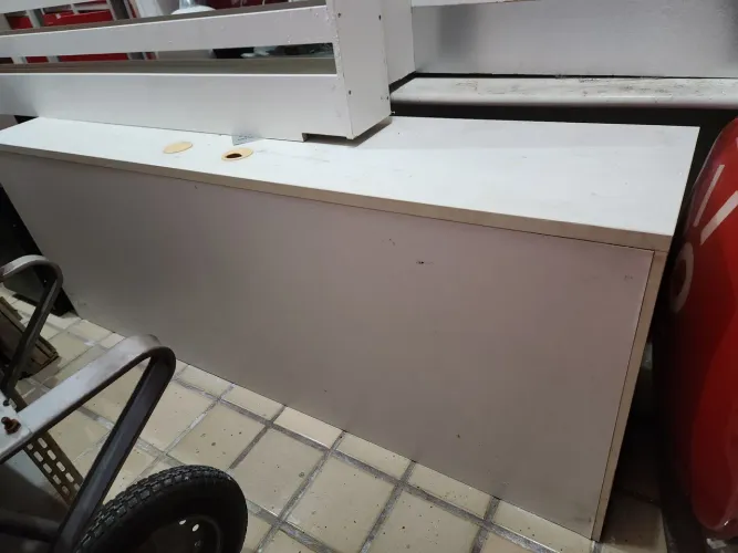 Bancada 2,2x0.7 de atendimento dois lugares