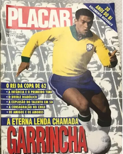 Revista Placar especial Garrincha Botafogo