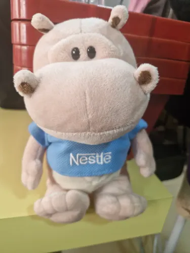 Pelúcia - bichinhos Nestlé- hipopótamo