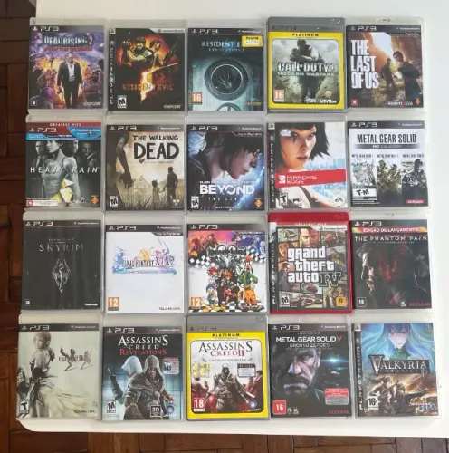 Jogos de PS3 CONSERVADOS - PREÇO NA DESCRIÇÃO