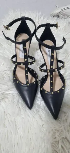 Scarpin preto coco miami 