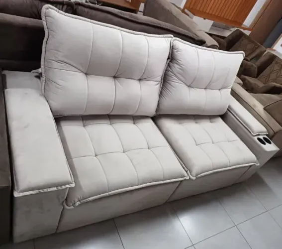 SOFA ESTOFADO 1.80 M DIVIDIMOS EM ATE 10 X SEM JUROS 