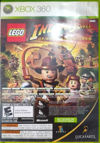 Indiana Jones The Original Adventures + Kung Fu Panda - XBOX360