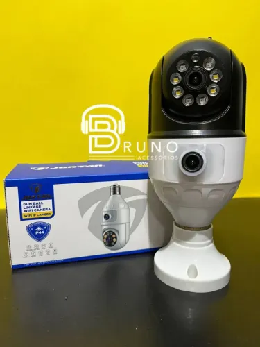 Câmera de Segurança Bocal Lente Dupla 