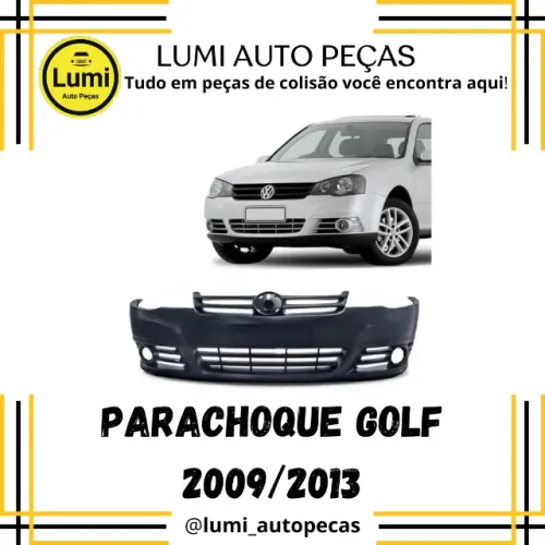 Parachoque Golf 2009/2013 - NOVO
