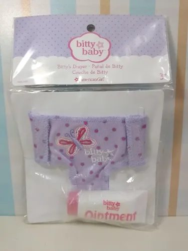 Kit Bitty Baby American Girl - Fralda e Pomada