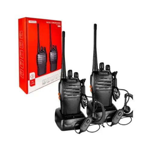 Kit Rádio Comunicador Profissional Tomate MRA-002 2 Unidades