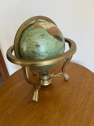 Globo Kalifano Artesanal Em Pedras Semipreciosas Gemstone anos 90