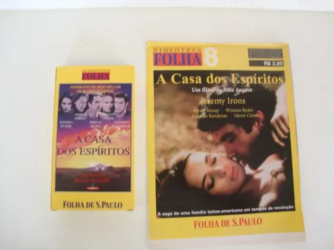 Fita VHS Coleção Videoteca Folha : A Casa dos Espiritos nº8