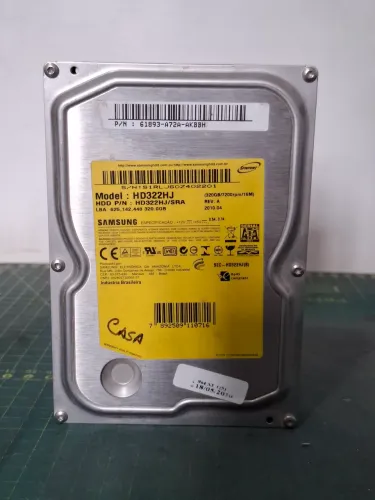 HD Samsung 320GB - Ideal para armazenamento!