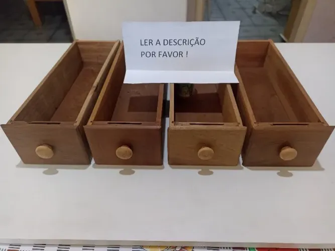 Gavetas Originais do Gabinete da Singer Antiga "Pretinha" ( Ler a descrição por favor )
