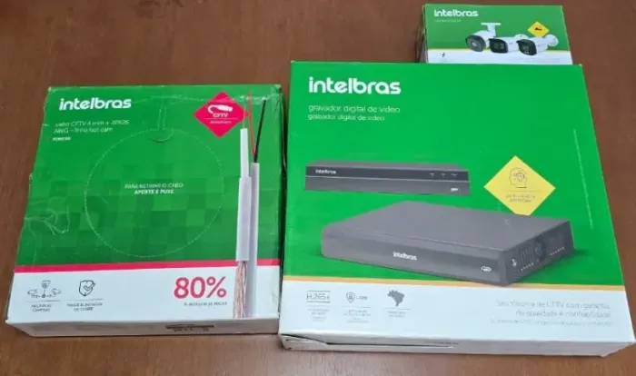 KIT CFT DVR, CABO, CAMERA, HD 1TB, FONTE.