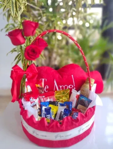 Cesta de Chocolate - Fazemos Entregas
