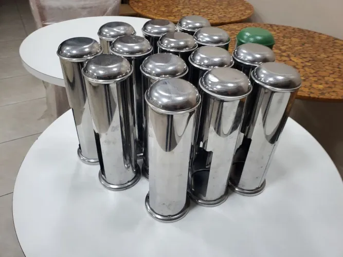 Porta canudinhos em inox