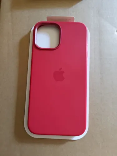 Capa Iphone 12 Pro Max Silicone Case (Magsafe) - Vermelha