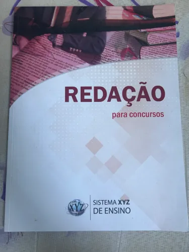 Livro redação para concursos sistema xyz de ensino