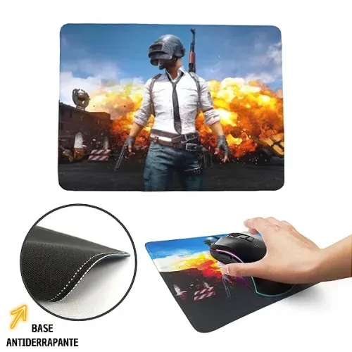 MousePad 26x21cm Pequeno, Antiderrapante com Costura Reforçada - Kapbom em São Luís ma