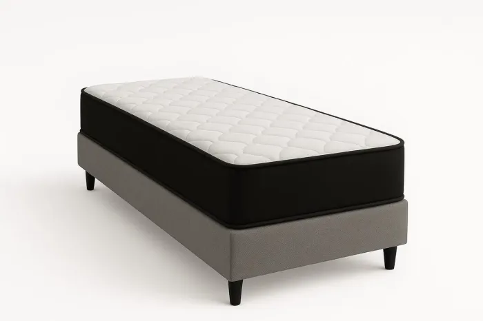 Kit Cama Base Solteiro + Colchão Molas Bonnel - Direto de Fábrica 