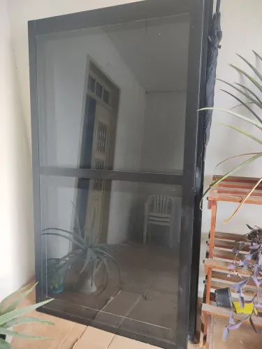 Portas de vidro com Alumínio