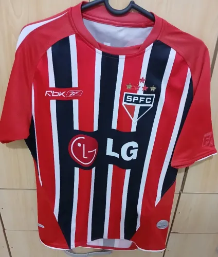 Camisa antiga original do São Paulo Futebol Clube listrada 2006-2008