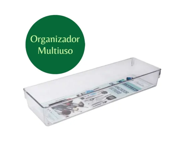 Organizador Multiuso Transparente para Cozinha