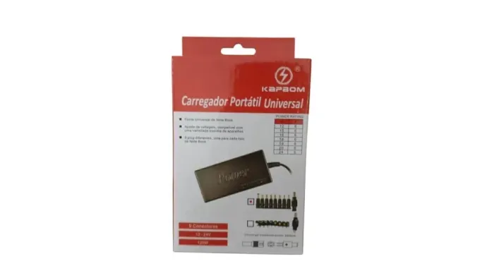 Carregador portátil universal 