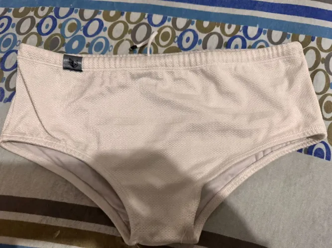 Sungão de Praia Branco - Conforto e Estilo