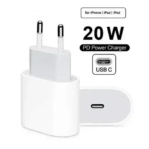 Fonte Carregador Type - C Tomada Turbo PD 20W IPhone e Android