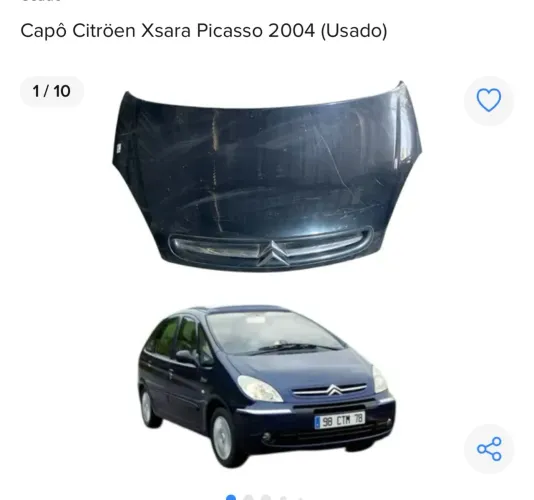 Capô Citroën Xsara Picasso 2004 Usado